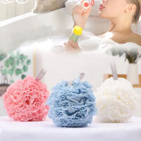 Weiche Bad Peeling Bad Ball Körper Sauber Bad Puff Bad Lieferungen Blume Schrubben Blase Dusche Mesh Schwamm Zurück Pinsel