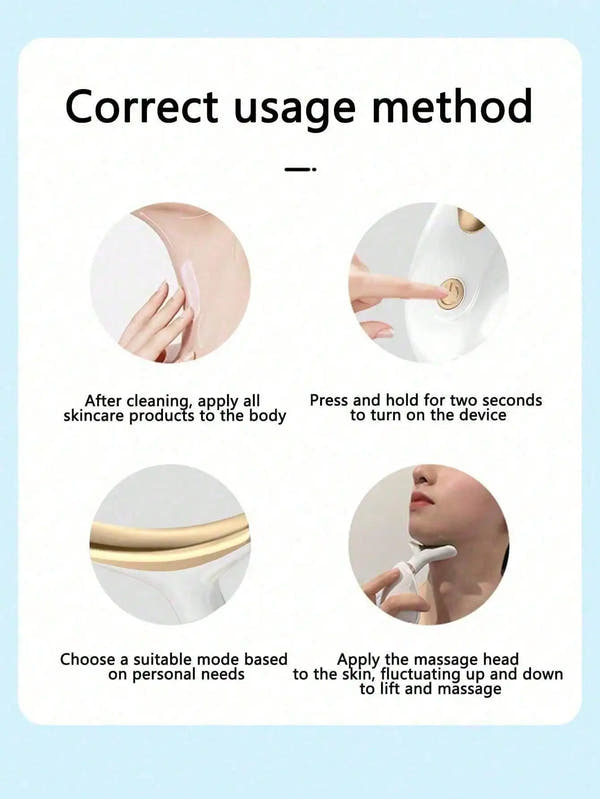 Anti-Falten-Gesichtsmassagegerät, Anti-Aging-Halsstraffung, Gesichtsformer, multifunktionales Gesichtsformungsgerät, straffend, für Damen und Herren