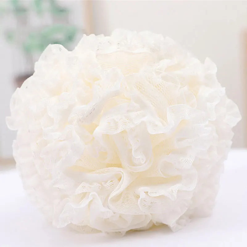 Weiche Bad Peeling Bad Ball Körper Sauber Bad Puff Bad Lieferungen Blume Schrubben Blase Dusche Mesh Schwamm Zurück Pinsel