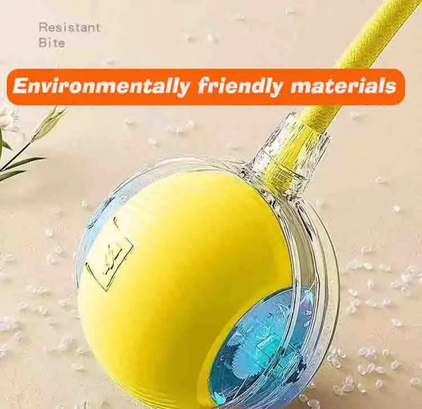 Intelligentes elektrisches Hundeball-Spielzeug, automatischer rollender Ball, wiederaufladbares interaktives Welpen-Trainingsspielzeug, intelligentes Bälle-Spielzeug für Hunde